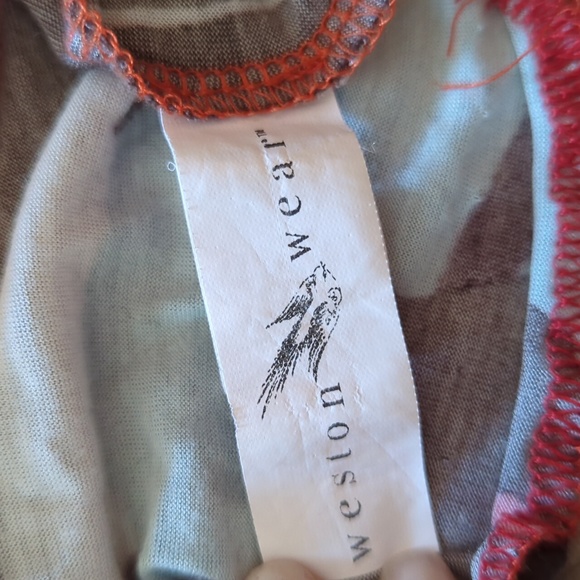 COPY - Weston Wear A-line flowy multicolor tank top medium - Picture 7 of 8